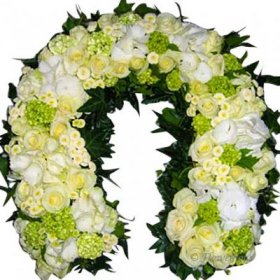 Ditt minne lever - begravningskrans - Blommor till begravning