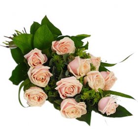Begravningsbukett Vi ses snart igen - Lösbunden begravningsbukett - Blommor till begravning