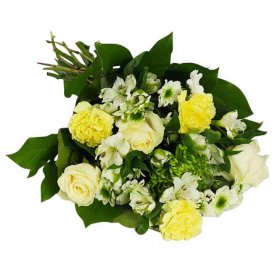 Begravningsbukett Harmoni - Lösbunden begravningsbukett - Blommor till begravning