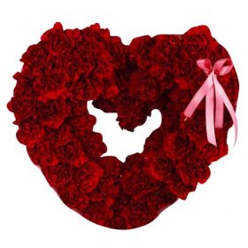 Begravningshjärta Min kärlek - Begravningshjärta - Blommor till begravning
