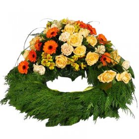 Begravningskrans Värme och känsla - Begravningskrans - Blommor till begravning