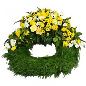 Begravningskrans Sista visan - Begravningskrans - Blommor till begravning